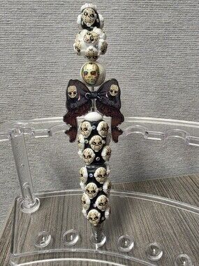 Hand Crafted Jason Beaded Pen | Horror Slasher Novelty Desk Gift